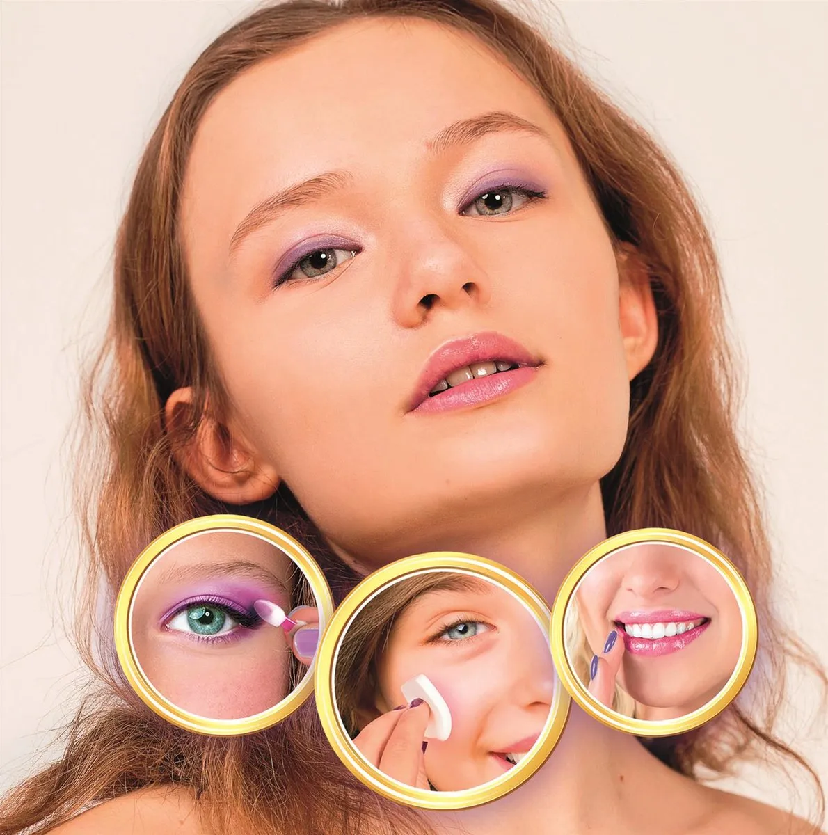 Clementoni Crazy Chic Lichtspiegel - Make-up Set 14g - Multikleur
