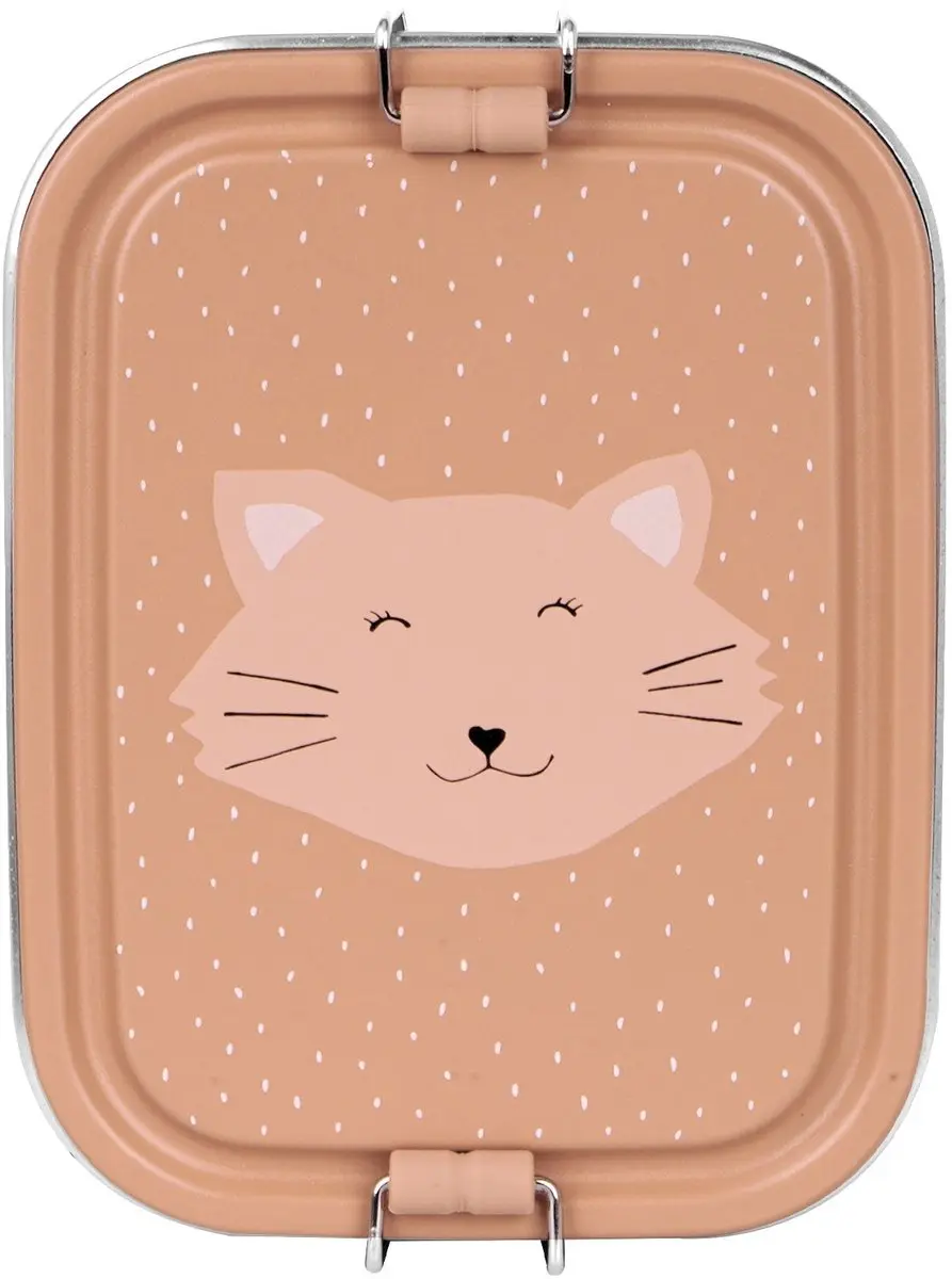 Trixie Brooddoos Mrs. Cat - Roze - 6 Vakken - afbeelding 6 van 6