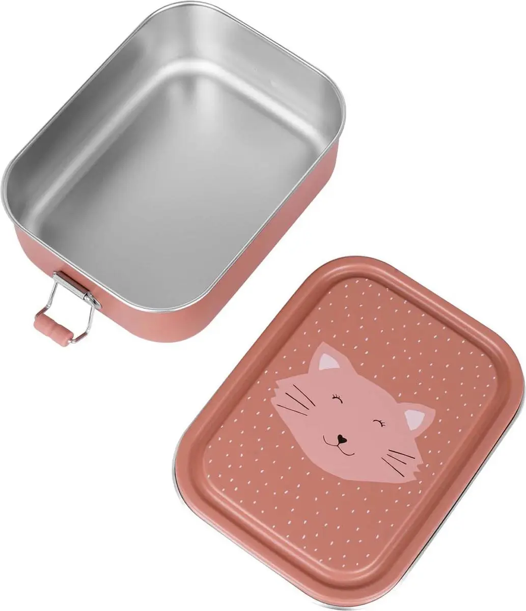 Trixie Brooddoos Mrs. Cat - Roze - 6 Vakken