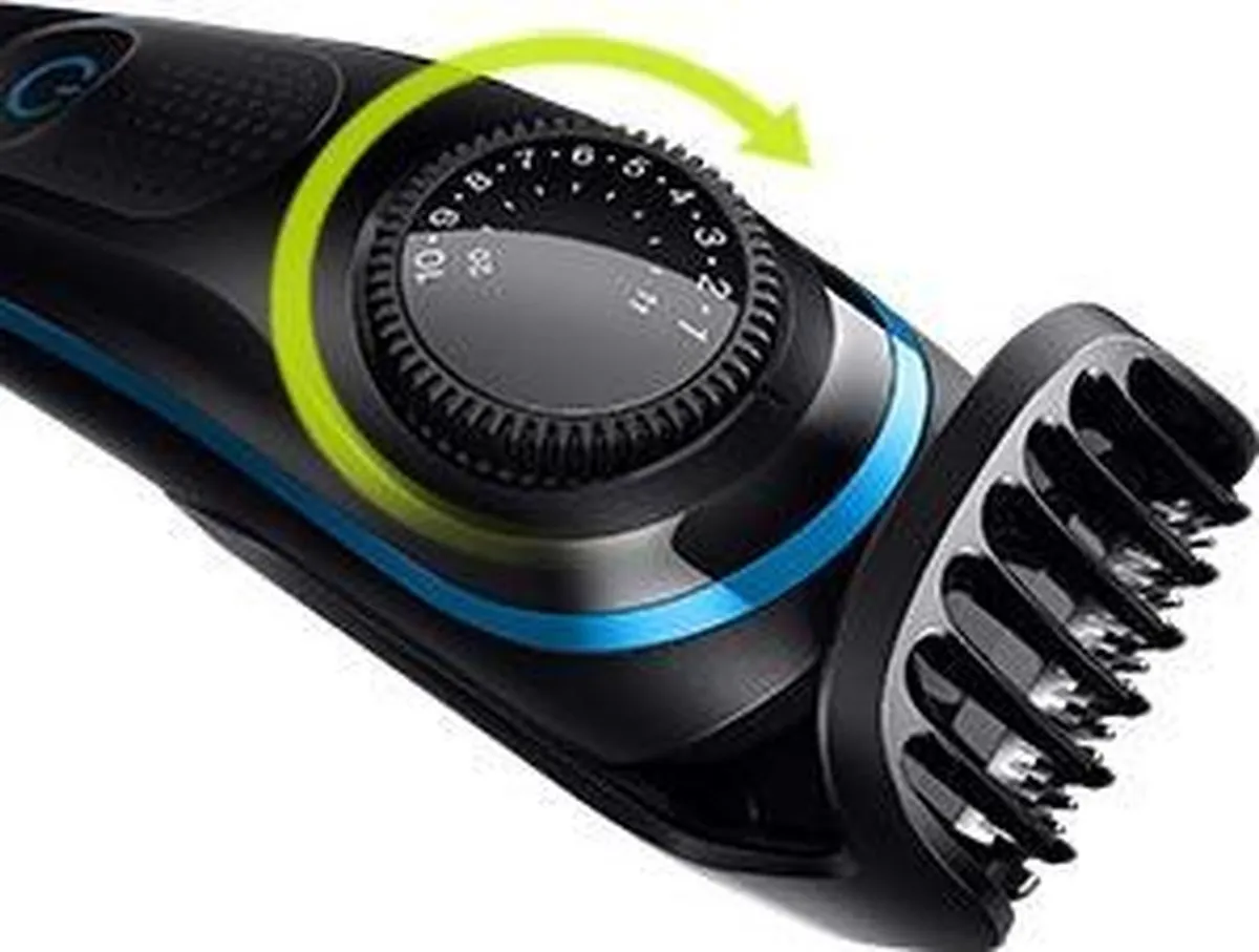 Braun BT3240 Baardtrimmer - Nat/Droog - 4 Opzetstukken - Zwart/Blauw