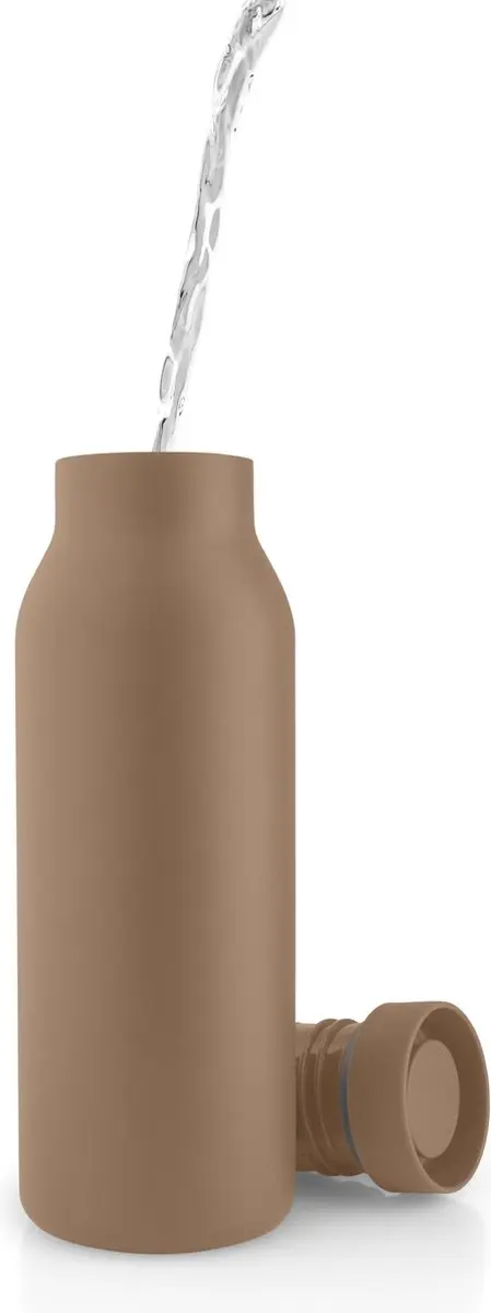 Eva Solo Urban Thermos Drinkbeker 500ml - Bruin/Zilver - RVS
