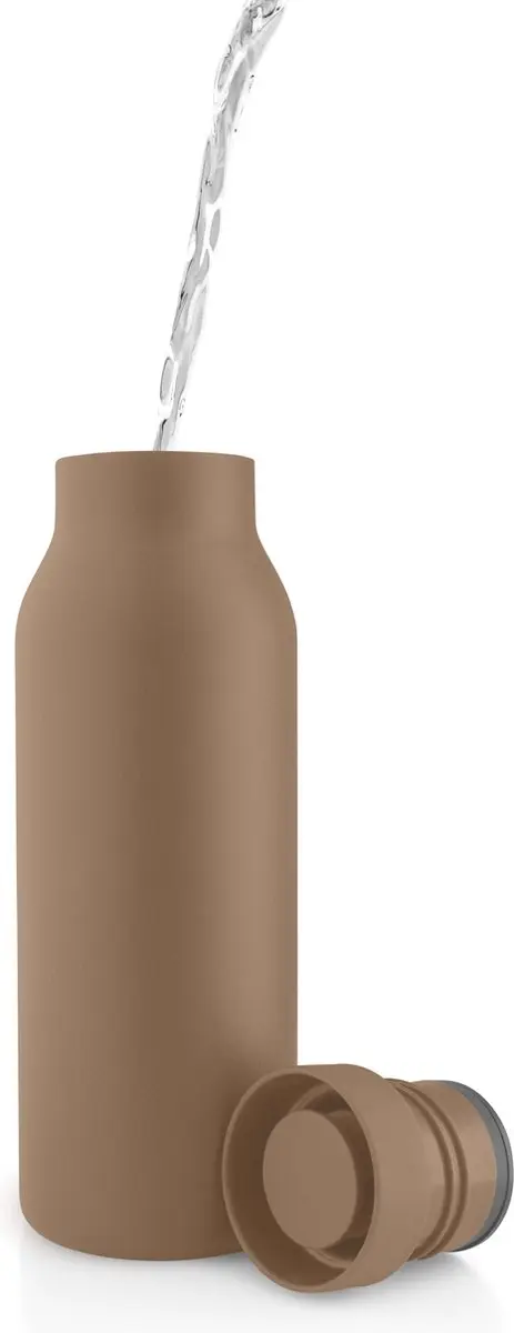 Eva Solo Urban Thermos Drinkbeker 500ml - Bruin/Zilver - RVS