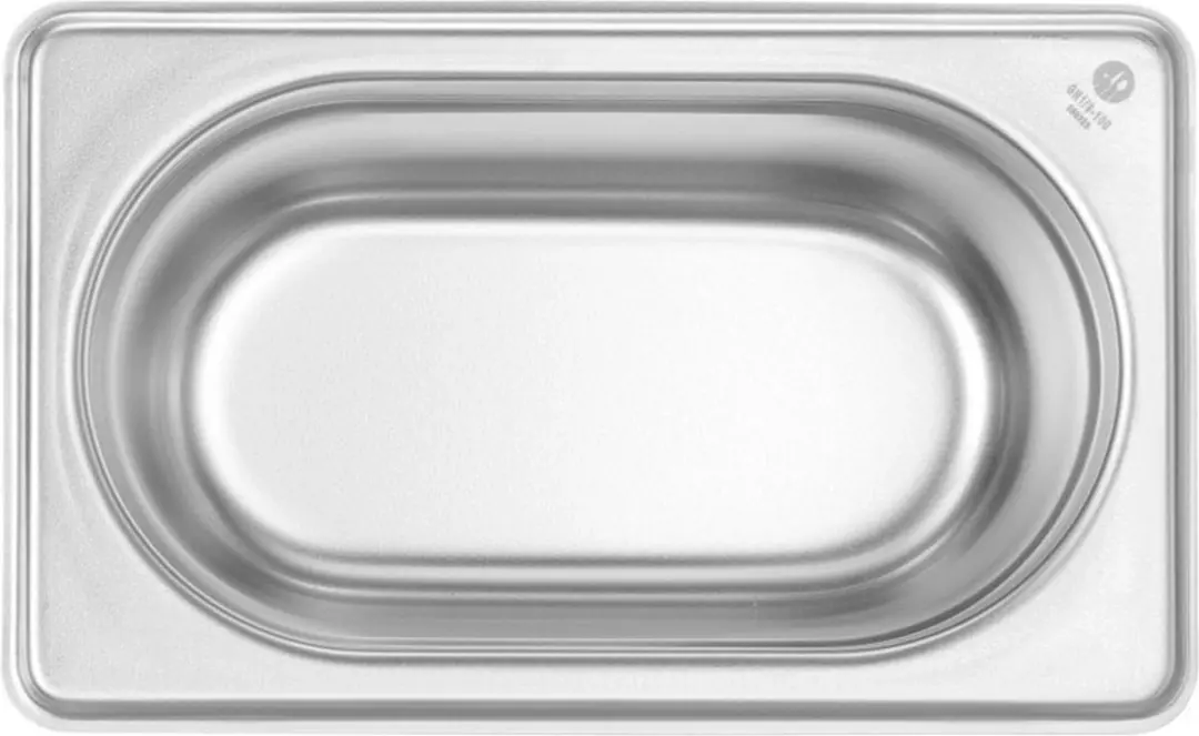 HENDI GN-container 1/9 Budget Line 0,6L - Roestvrij staal
