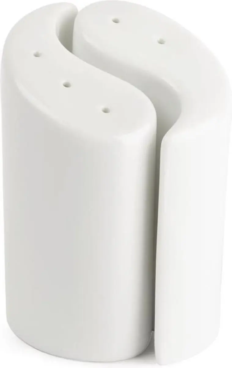 Olympia Peper- en zoutstel Ying Yang 9,5cm Y107 - 12 Stuks - Zwart