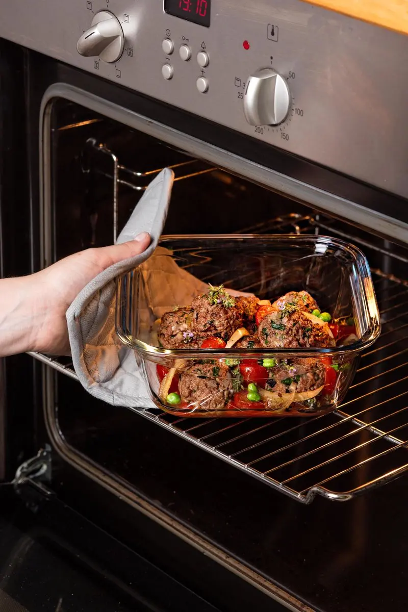 PYREX Cook & Go Schaal Vierkant 0,8L - Transparant