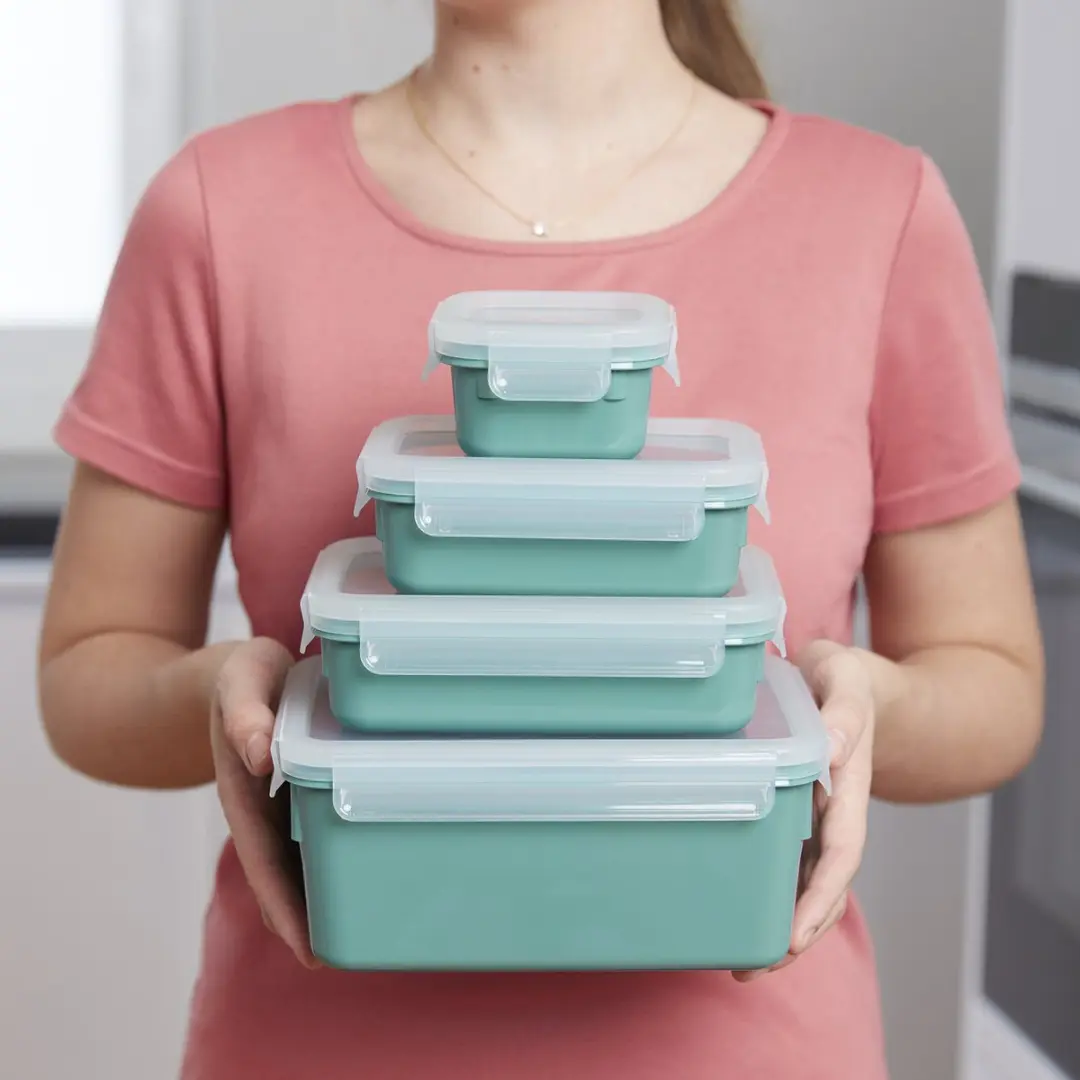 Tefal MasterSeal Colour Vershouddozenset 4-delig - Groen