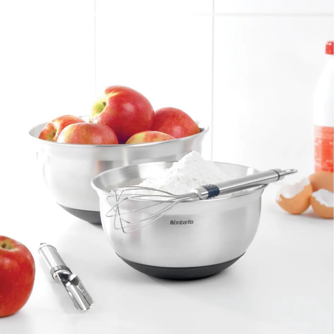 Brabantia Profile Beslagkom 3-delig Matt Steel/Zwart