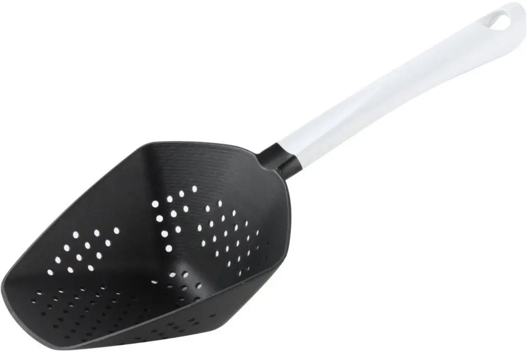 Fackelmann Arcadalina Schuimspaan Vergiet 31cm - Wit/Zwart