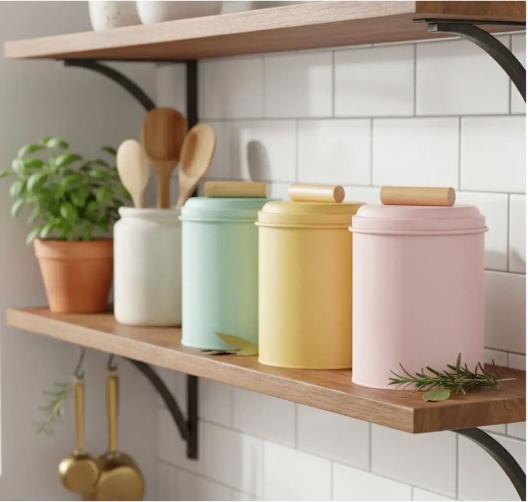 Excellent Houseware Theeblik Wit - 14x20cm