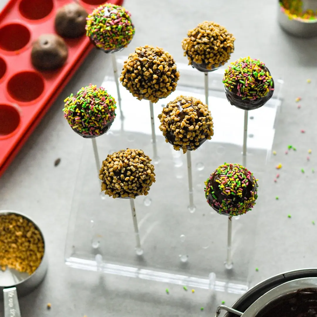 Westmark Cakepops-standaard 20 Stuks - 22x16x6cm - Doorzichtig