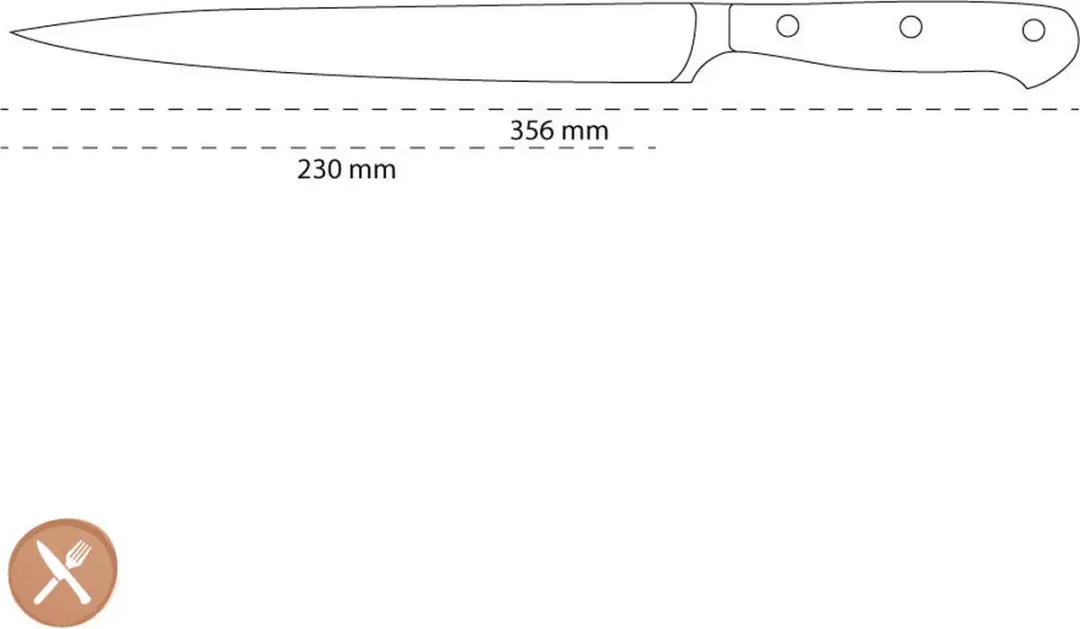 Wusthof Classic Vleesmes 23cm - Zwart - afbeelding 6 van 6