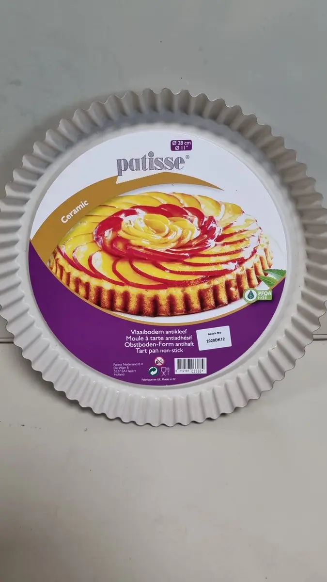 Patisse Ceramic Vlaaivorm 28cm - Goud - afbeelding 2 van 2