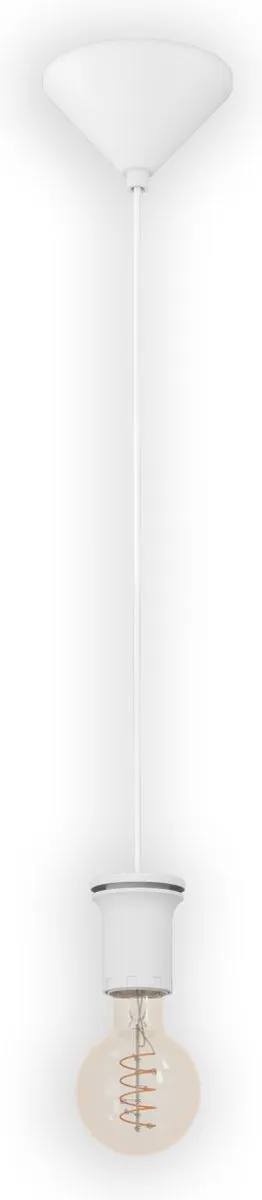 Eglo Capoliveri-E Hanglamp E27 - Ø12cm - Wit