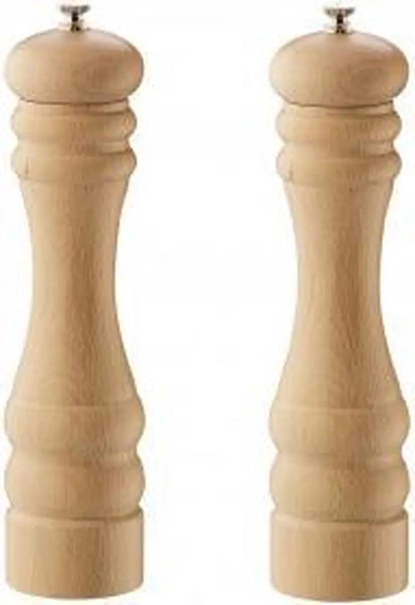 Excellent Houseware Bamboe Pepermolen/Zoutmolen 31cm - Bruin
