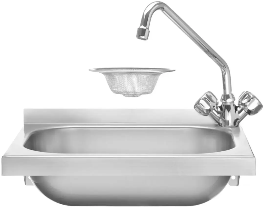 HENDI Roestvrijstalen Afvoerzeef Ø110x35mm