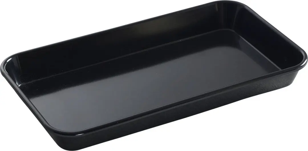 Hendi Vleesbak Zwart Melamine 350x250x40mm