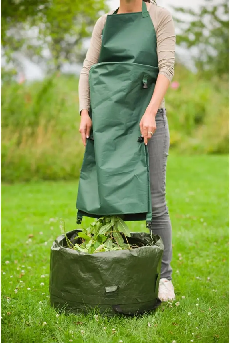 Nature Tuinschort met opvouwbare zak 130x55cm - Groen