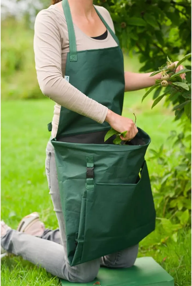 Nature Tuinschort met opvouwbare zak 130x55cm - Groen