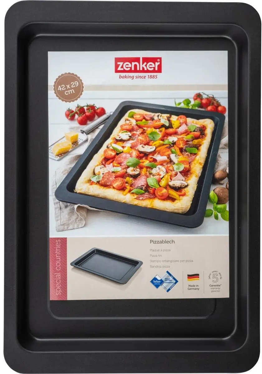 Zenker Special Countries Ovenschalen Set 2 Stuks - 42x29cm & 36x27cm - Zwart