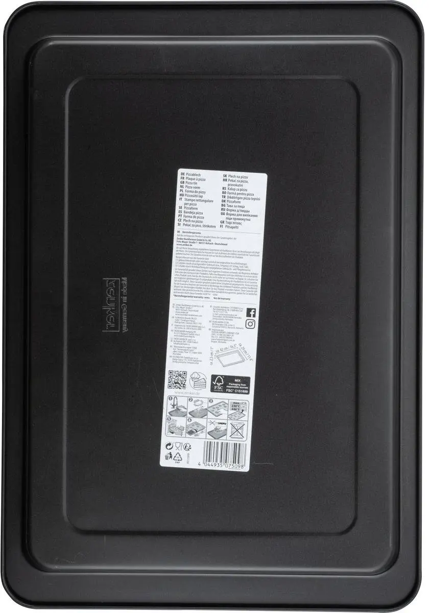 Zenker Special Countries Ovenschalen Set 2 Stuks - 42x29cm & 36x27cm - Zwart - afbeelding 6 van 6