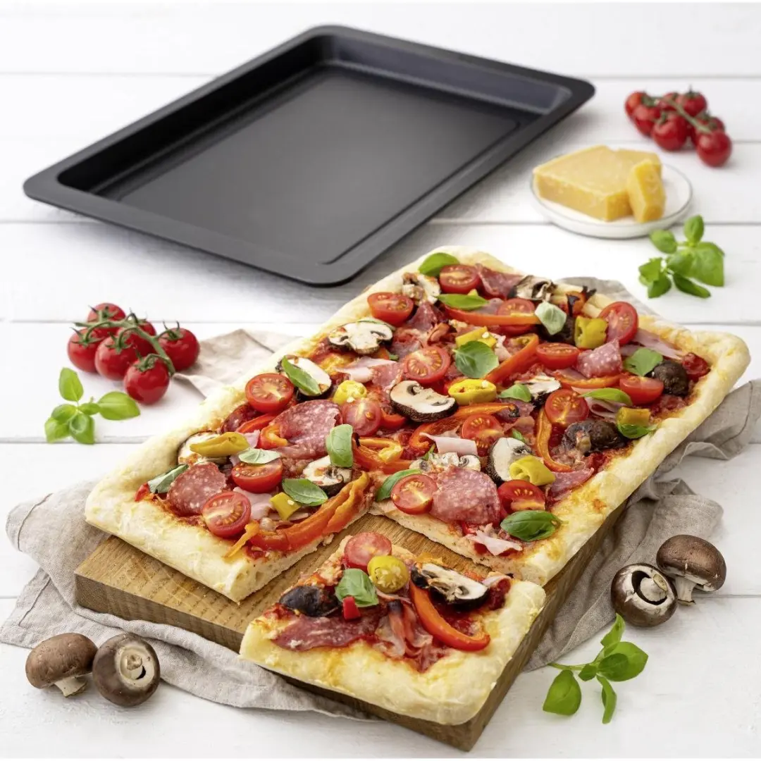 Zenker Special Countries Ovenschalen Set 2 Stuks - 42x29cm & 36x27cm - Zwart