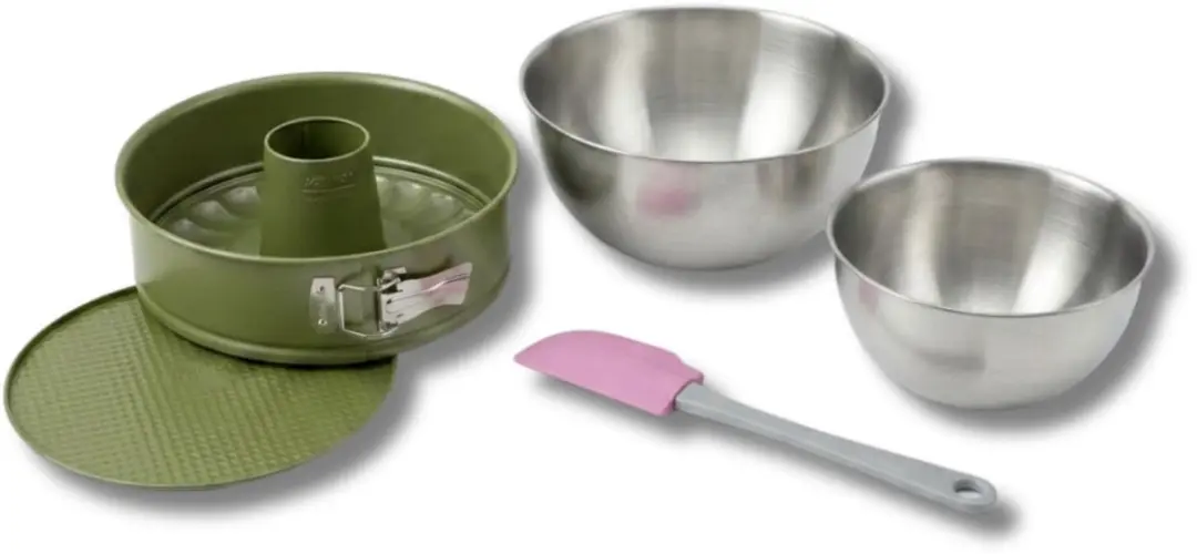 Zenker Bakkerset met Springvorm & Savarinvorm 26cm - Groen