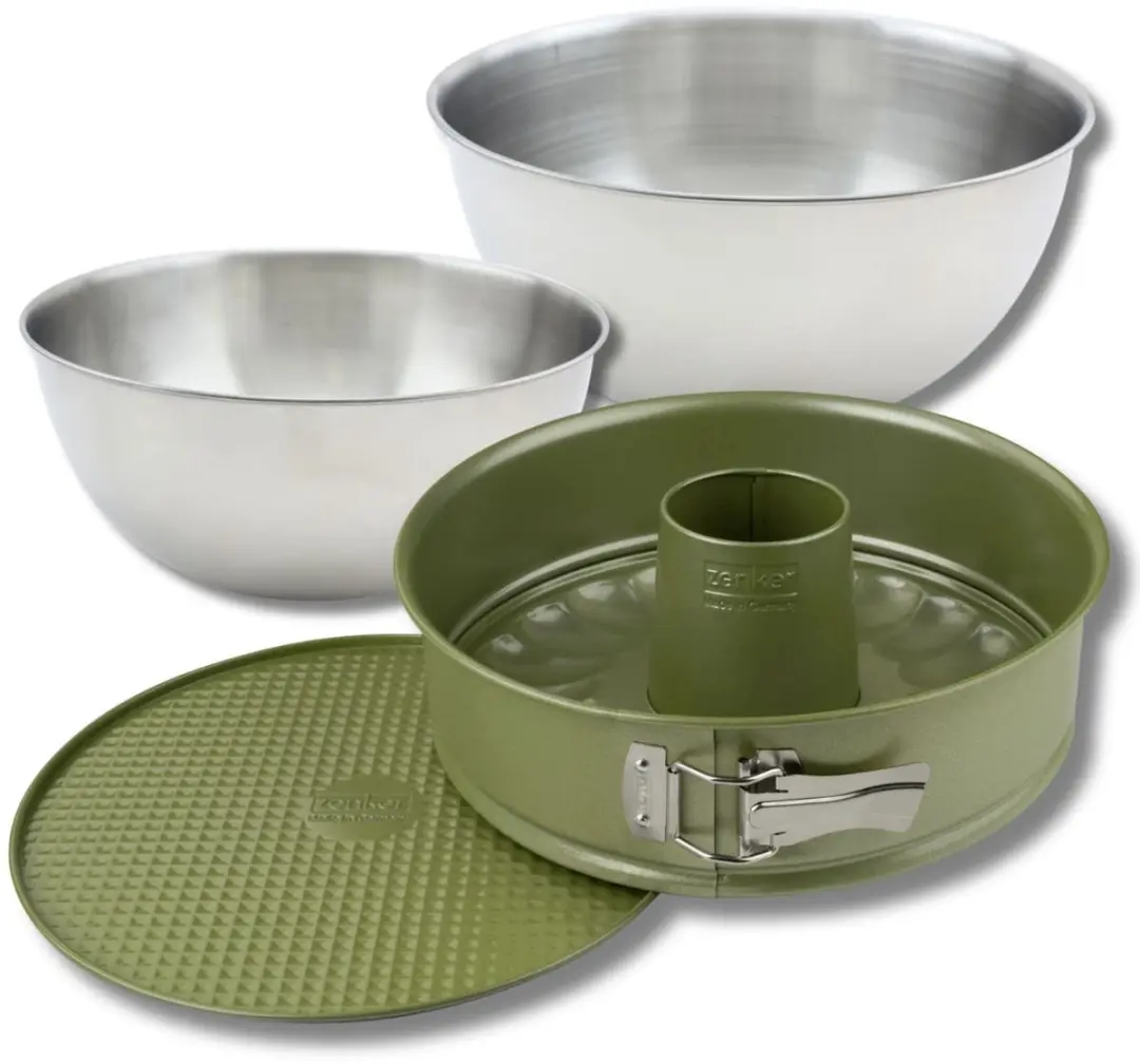Zenker Bakkerset met Springvorm & Savarinvorm 26cm