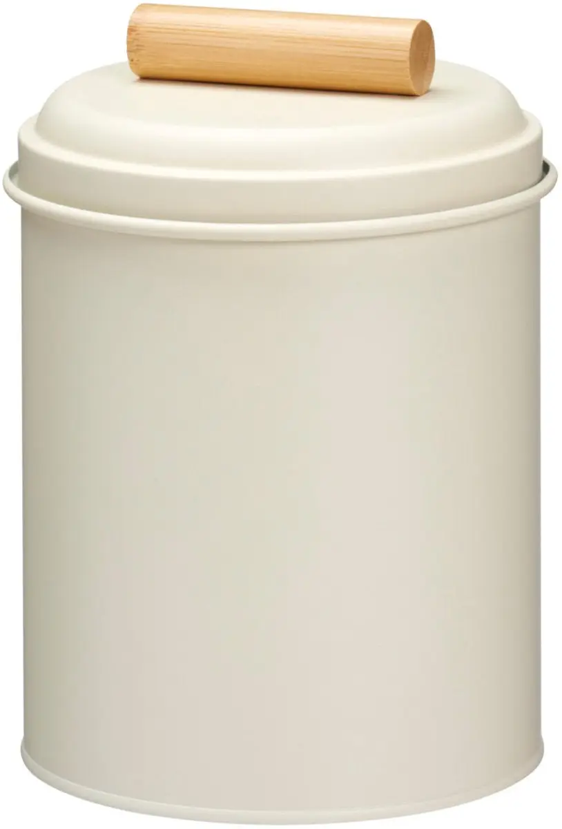 Excellent Houseware Bart Koekjesbewaarblikken - 4x 1L - Wit
