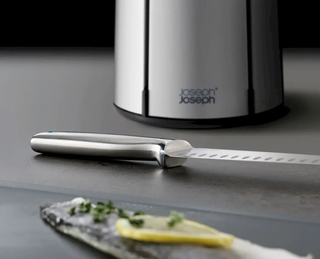 Joseph Joseph Draaiend Messenblok 5 Messen - Zilver