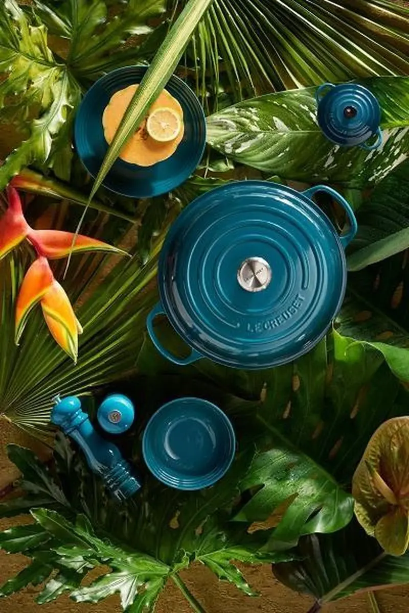 Le Creuset Heritage Taartvorm 28cm - Deap Teal