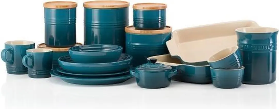 Le Creuset Heritage Taartvorm 28cm - Deap Teal