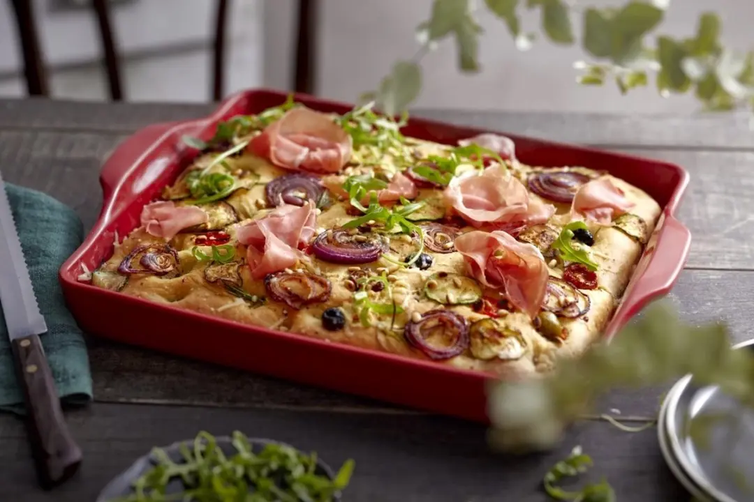 Emile Henry Focaccia Grand Cru - Rood