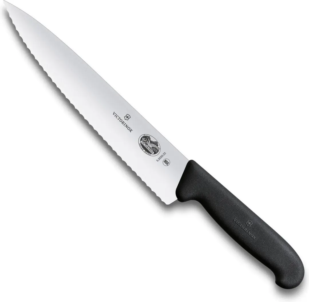 Victorinox Fibrox Koksmes 22cm Gekarteld