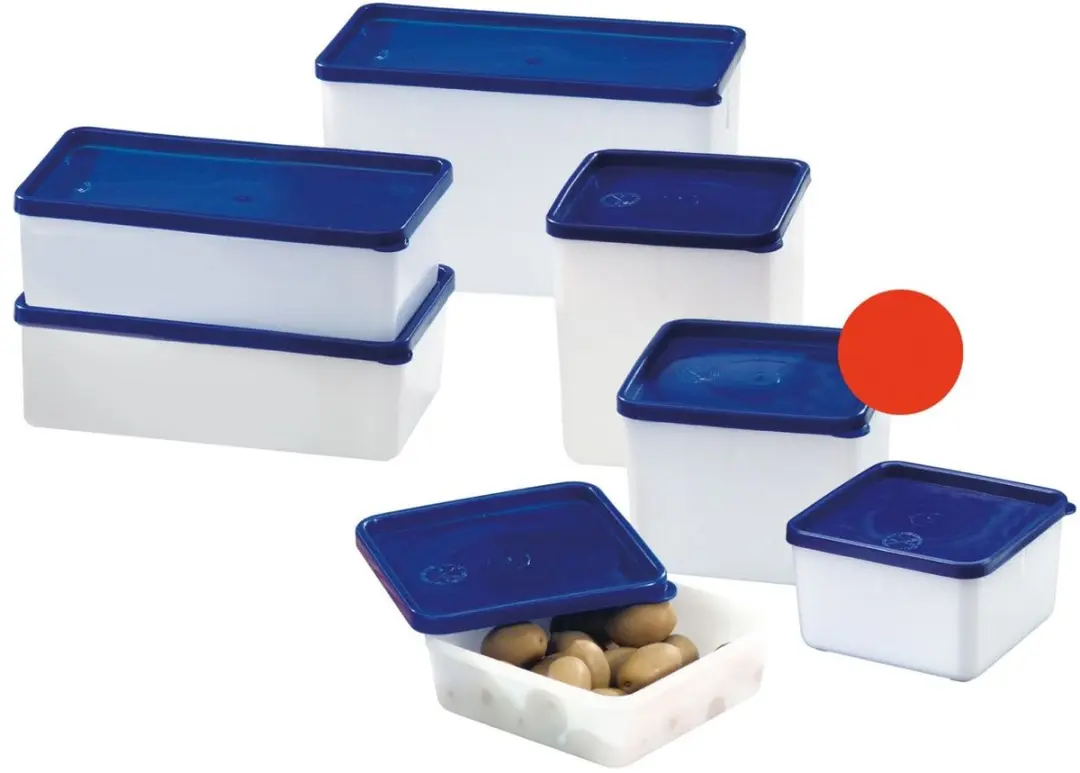 Westmark 3 Voedselbewaarcontainers 0,75L - Transparant/Blauw