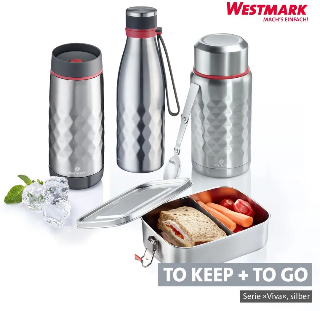 Westmark Viva Mini Lunchbox 1100ml - Zilver