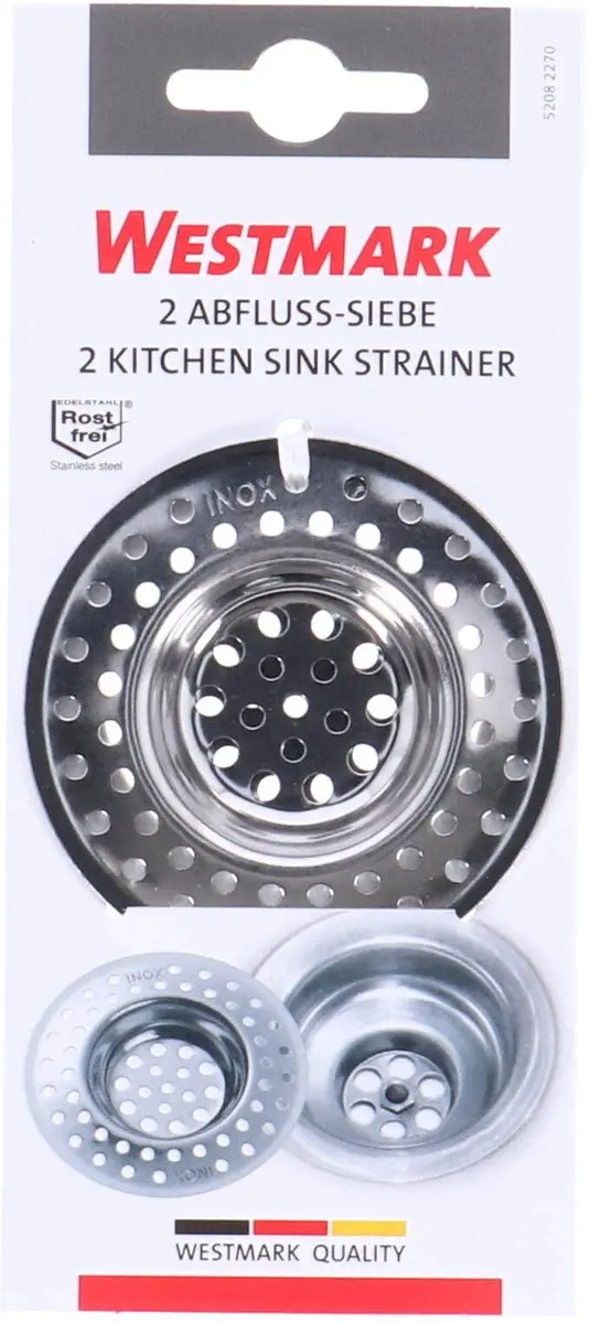 Westmark Gootsteenzeven RVS - 2 Stuks Ø7cm - afbeelding 6 van 6