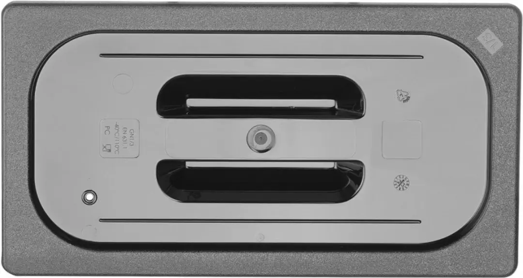 HENDI Deksel GN 325x176mm - Zwart