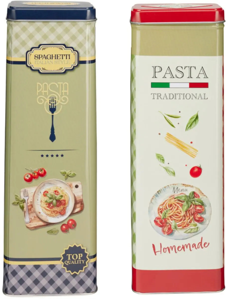 Excellent Houseware Nostalgia Pasta Bewaarblik