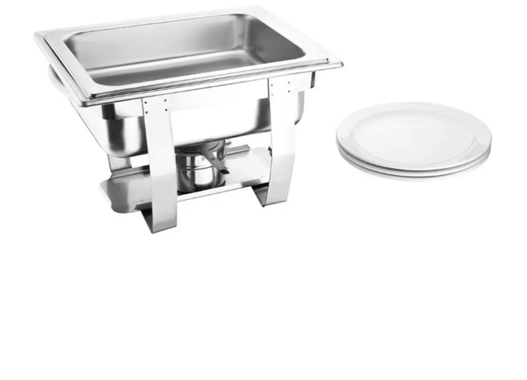 Olympia Milan Chafing Dish Set GN 1/2 - Zilver
