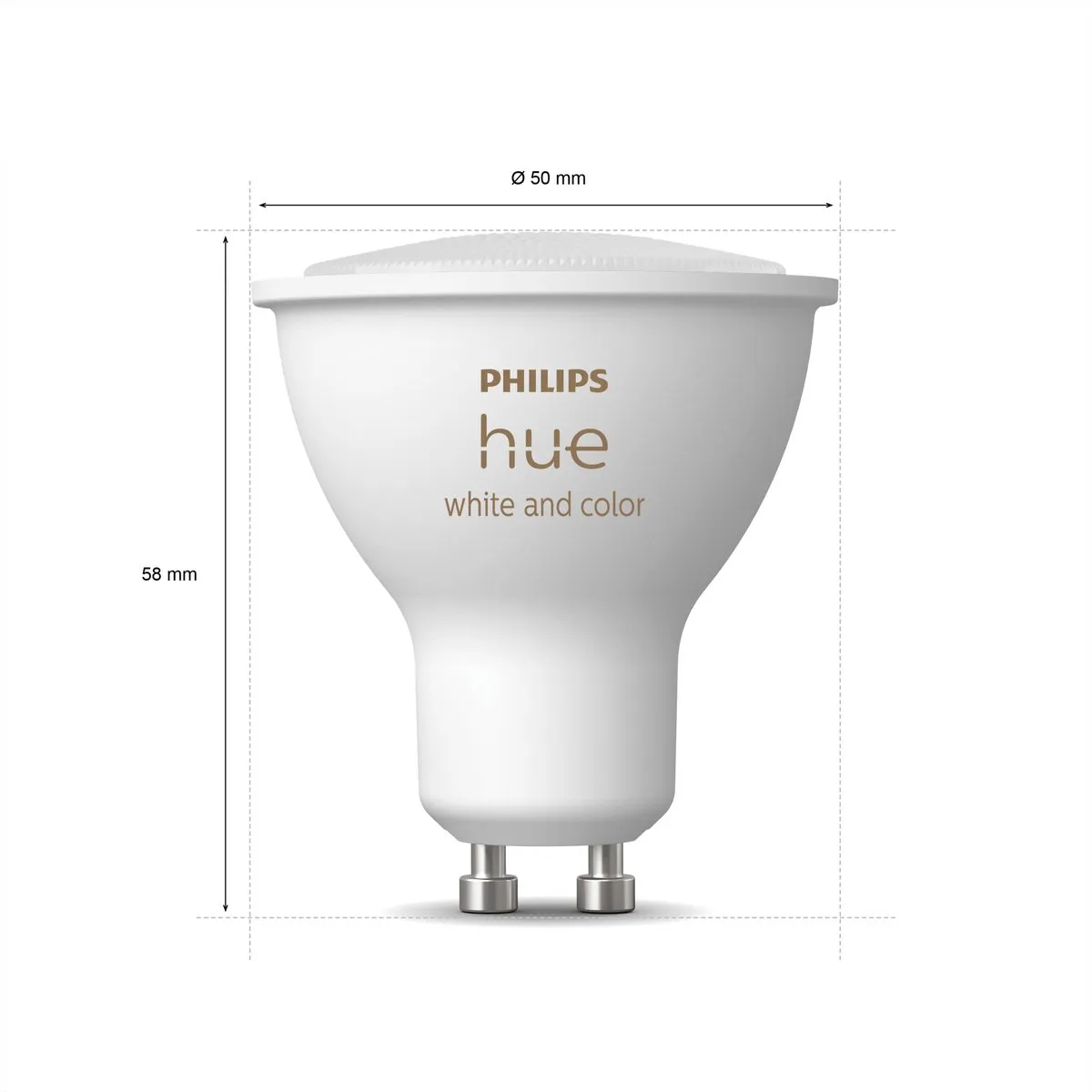 Philips Hue Runner Opbouwspot Zwart - 2x GU10 RGBW