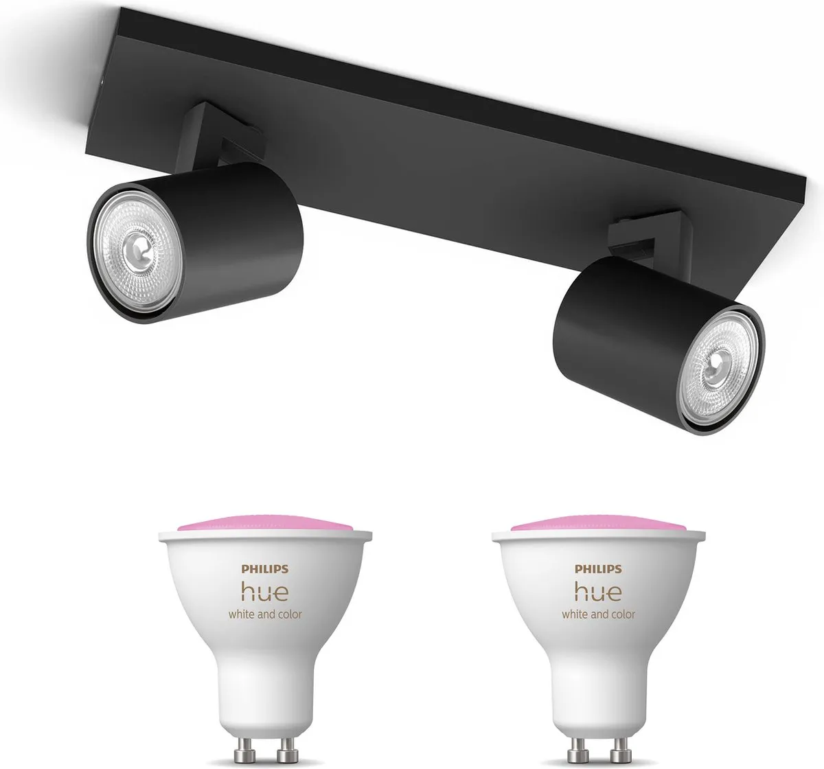 Philips Hue Runner Opbouwspot Zwart