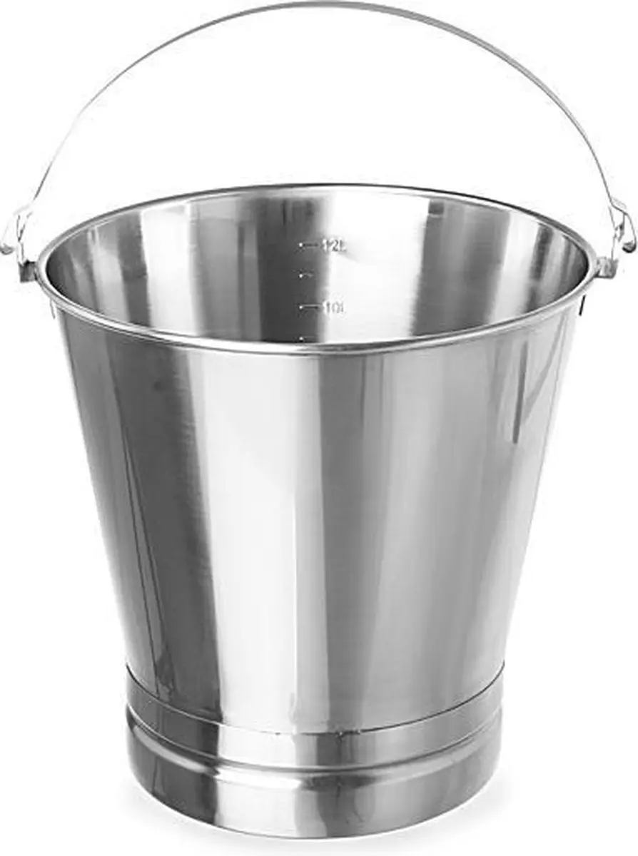 HENDI HT516706 Emmer 12L - Roestvrij staal