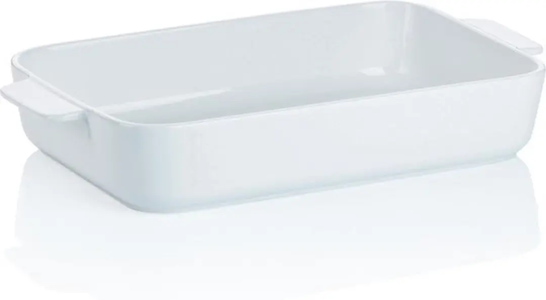 Kela Ovenschaal Porselein 34.5x20cm - 5.5L - Wit