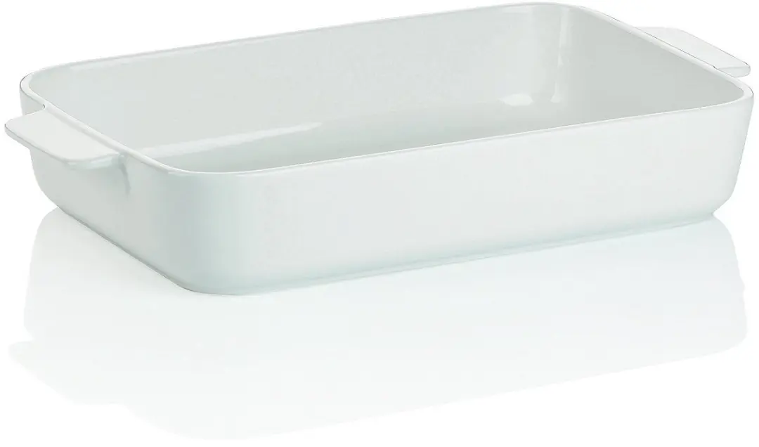 Kela Ovenschaal Porselein 34.5x20cm - 5.5L - Wit