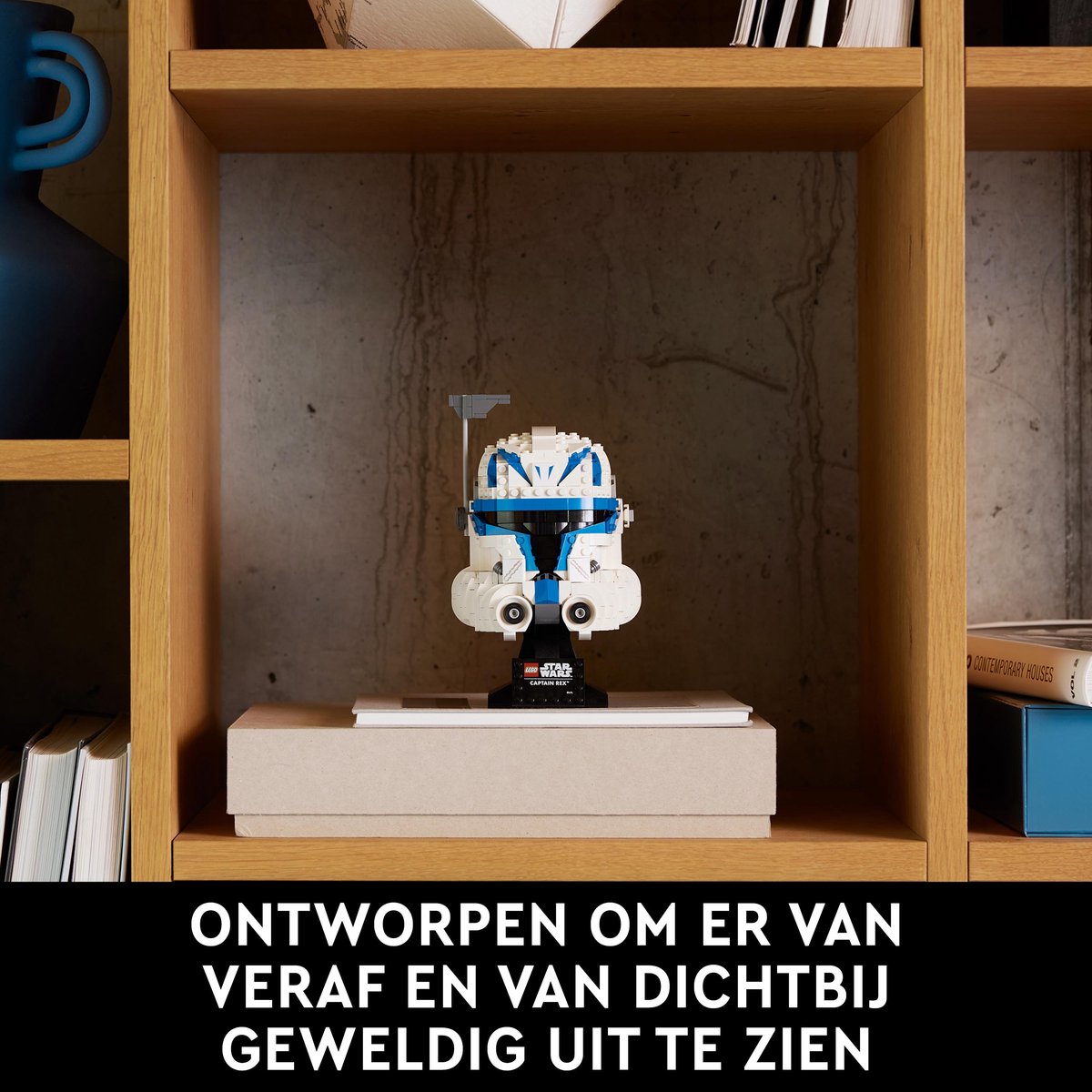 LEGO Star Wars Captain Rex Helm Set voor Volwassenen, The Clone Wars Collectible - 75349