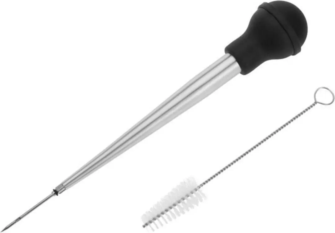 Westmark 3-delige Vleessapinjectorset 61402260 - Zilver/Zwart