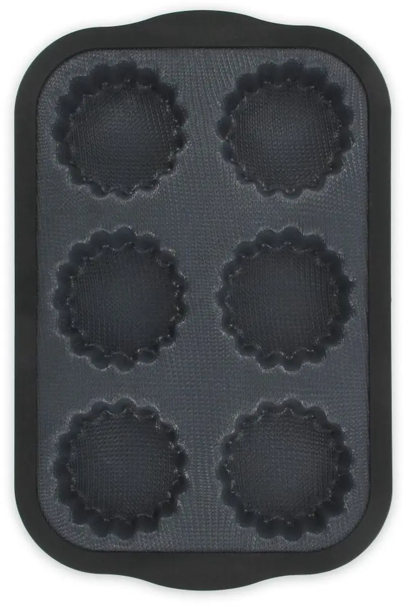 Zenker Mal 6 Mini Taartjes Siliconen Vorm 28x18cm