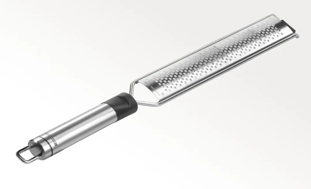Leifheit Proline Handrasp Microcut Fijn RVS - Grijs/Zwart