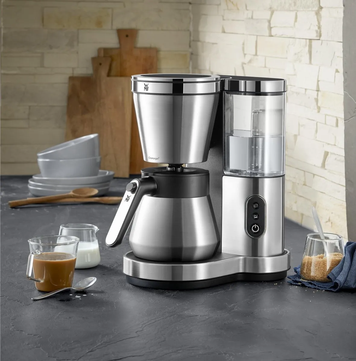 WMF Lono 04.1231.0011 Filterkoffiezetapparaat 10 Koppen - Thermoskan - Zwart