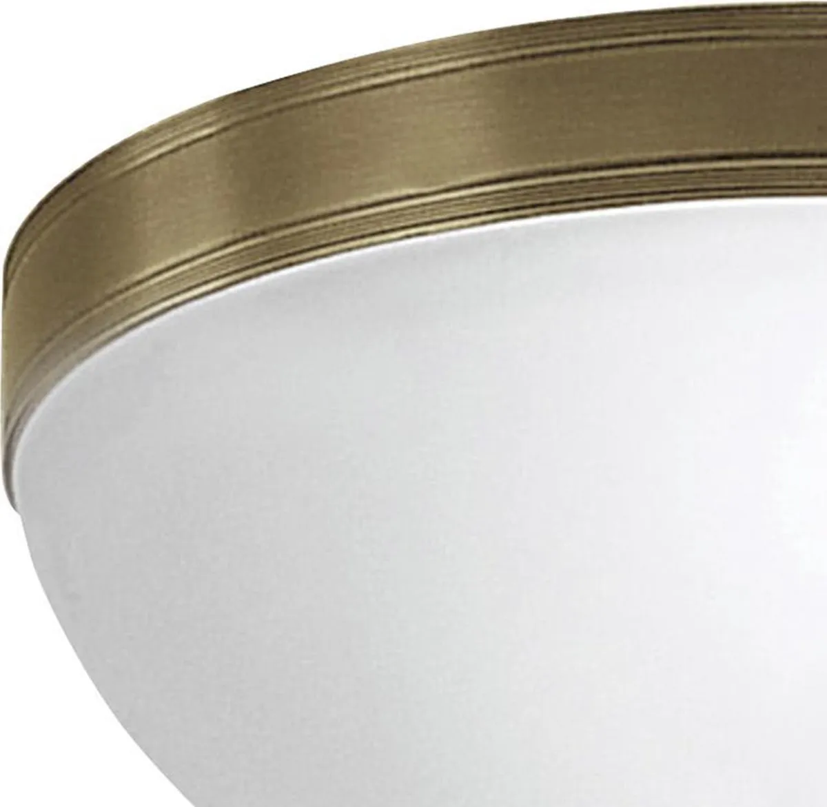 Eglo Imperial Plafondlamp 2 Licht Ø31cm - Brons/Wit - afbeelding 6 van 6